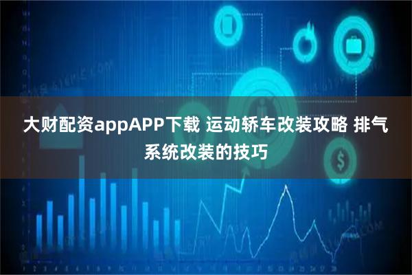 大财配资appAPP下载 运动轿车改装攻略 排气系统改装的技巧