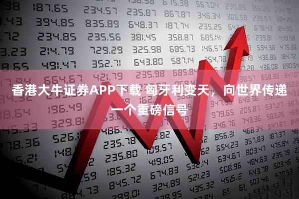 香港大牛证券APP下载 匈牙利变天，向世界传递一个重磅信号